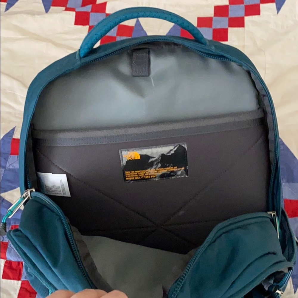 Light Blue North Face Backpack - Picture 4 of 4